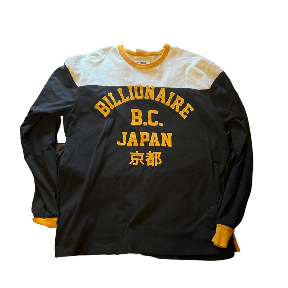 Billionaire Boys Club Men Motorclub Long Sleeve Knit Tee - Size M - Preowned